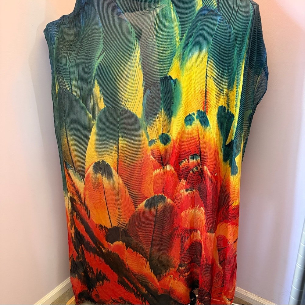 Target Colorful Feather Scarf/Wrap